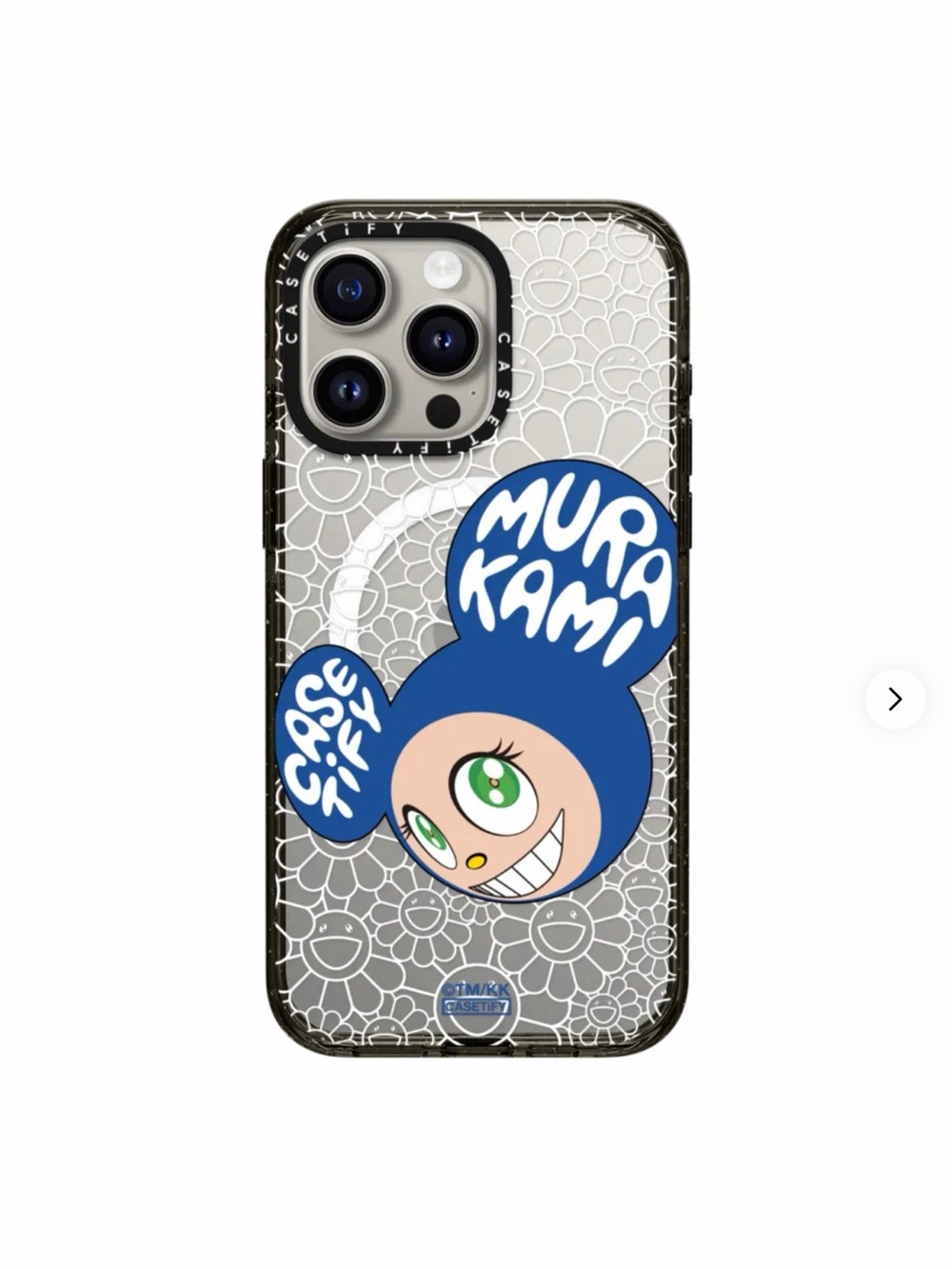 Casetify Blue Murakami Character Clear Phone Case